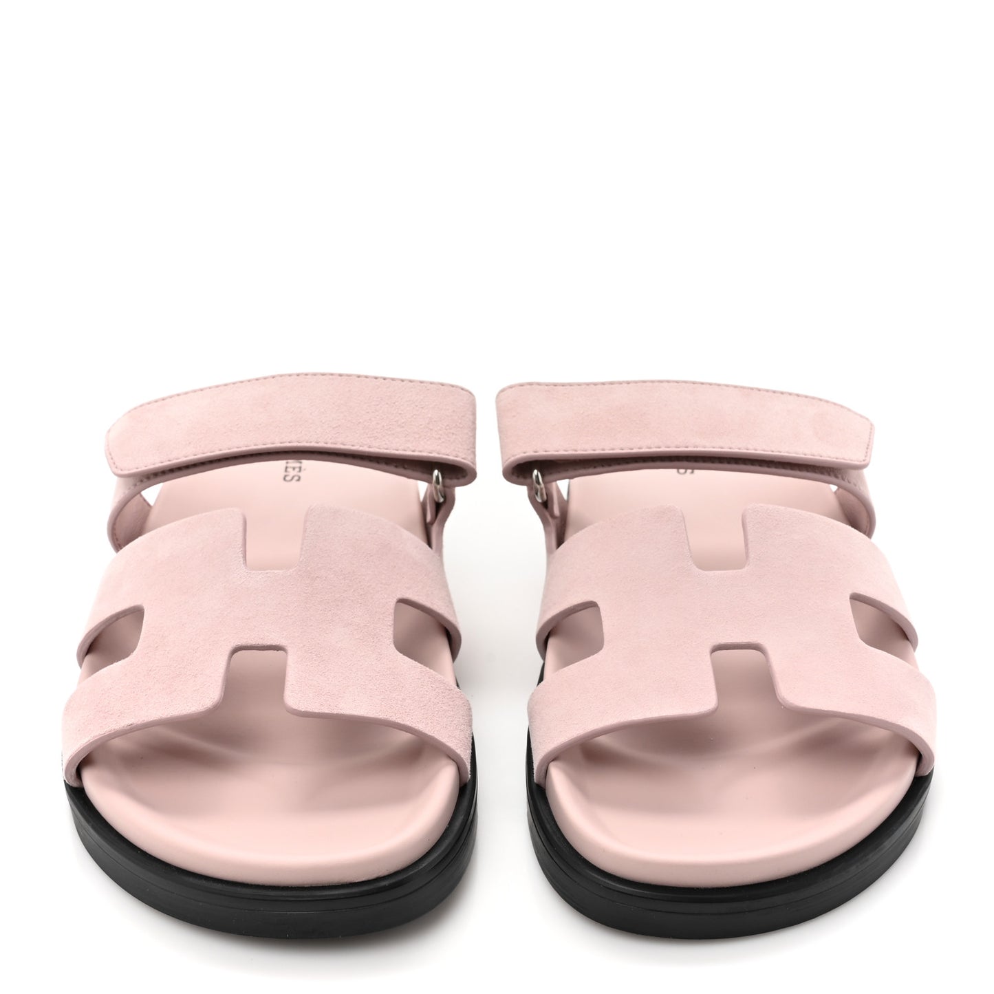 Suede Goatskin Womens Chypre Sandals 36.5 Rose Porcelaine