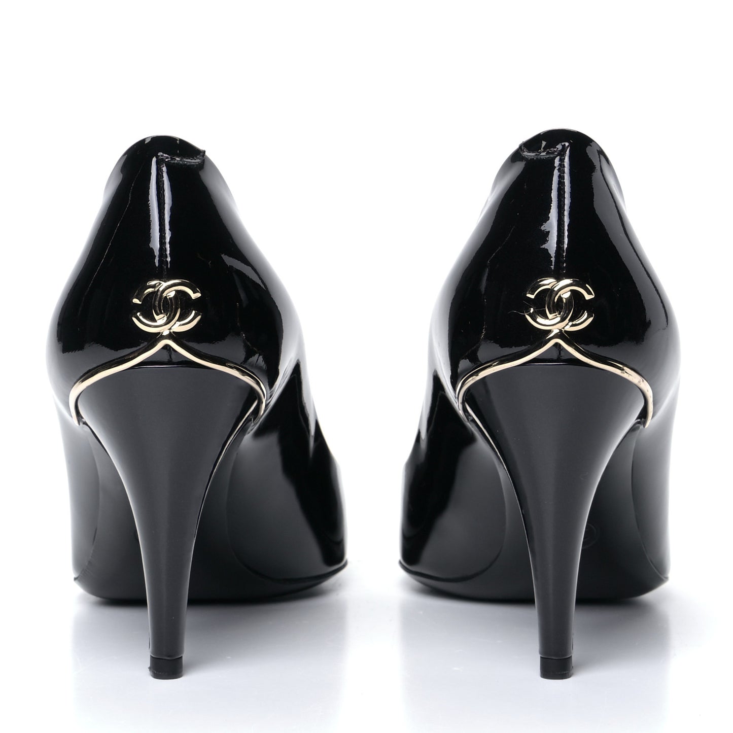 Patent Cap Toe CC Pumps 40 Black
