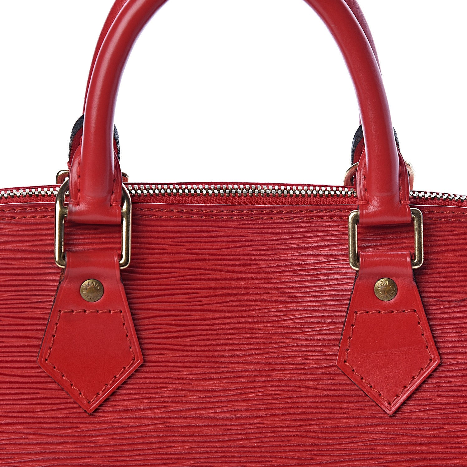 Louis Vuitton Epi Alma PM Castillan Red 8 of 13