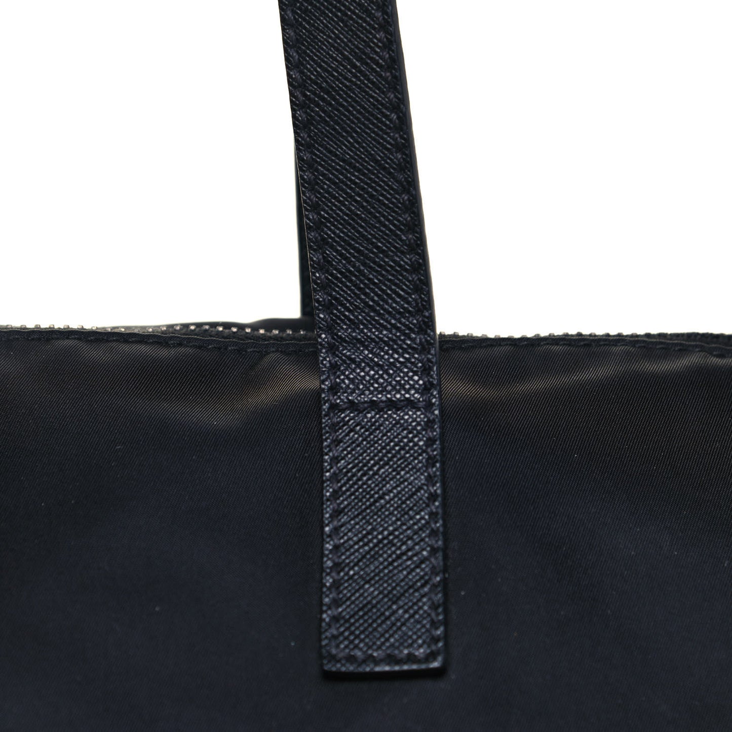 X JAMES JEAN Tessuto Nylon Patch Shopping Tote Black
