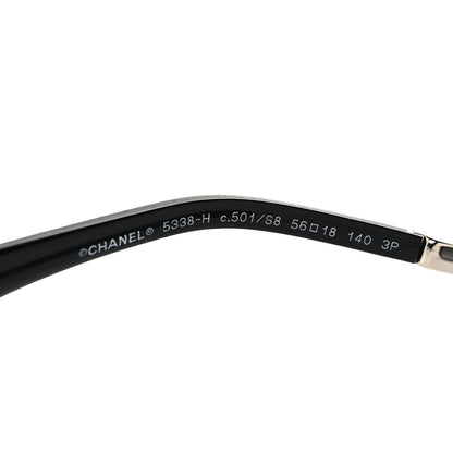 Chanel Acetate Pearl Polarized Winter Butterfly Sunglasses 5338-H-A Black 5 of 7