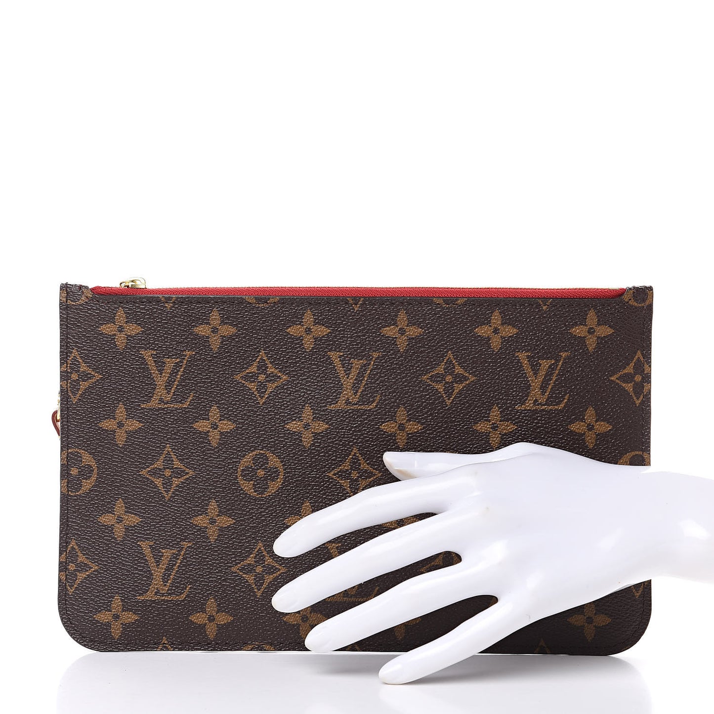 Monogram Neverfull MM GM Pochette Cherry