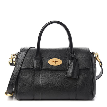 Mulberry Natural Vegetable Tanned Small Bayswater Black 1 of 9
