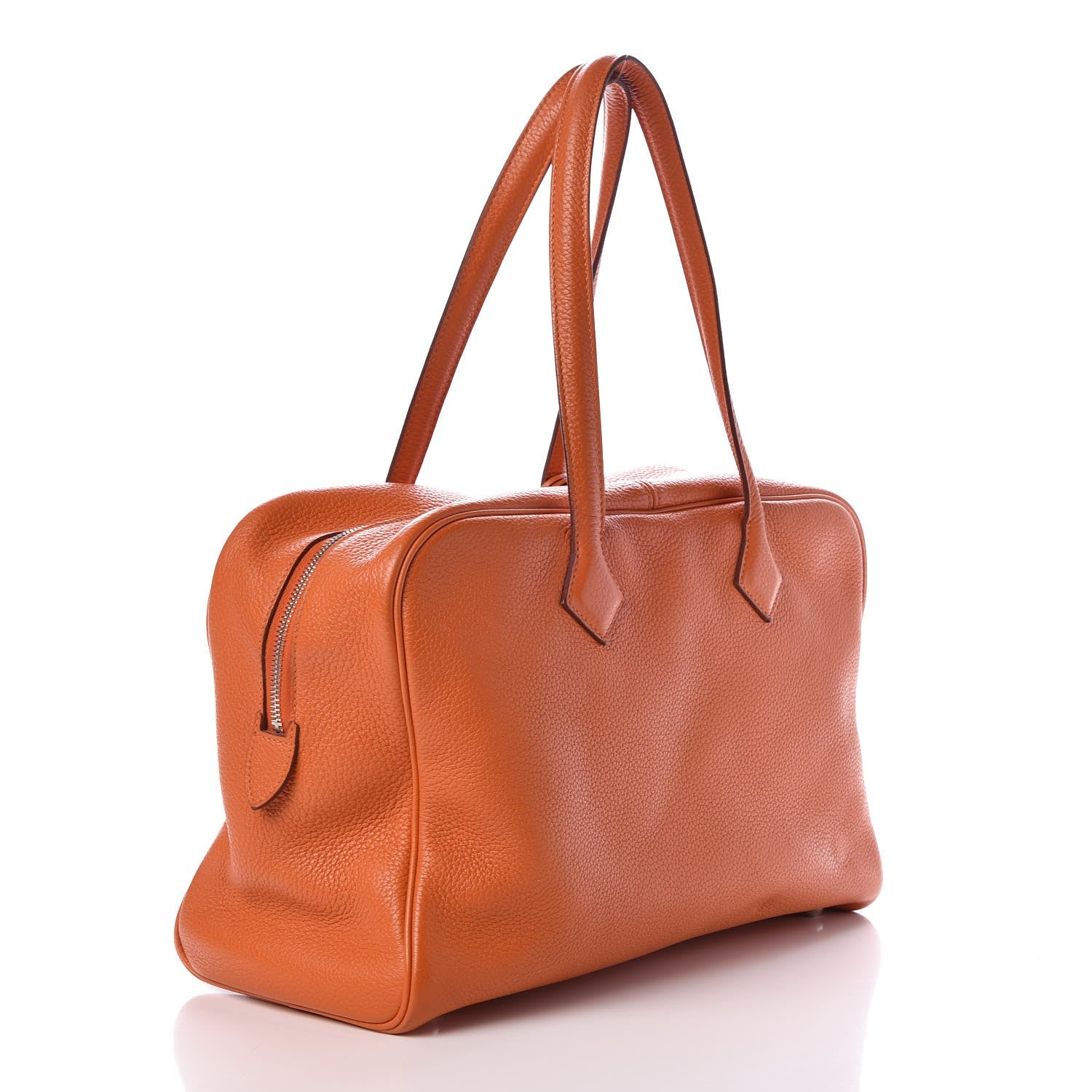 Hermes Taurillon Clemence Victoria II 35 Orange 3 of 12