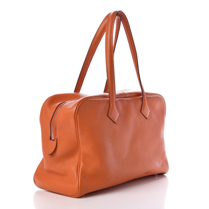 Hermes Taurillon Clemence Victoria II 35 Orange 3 of 12