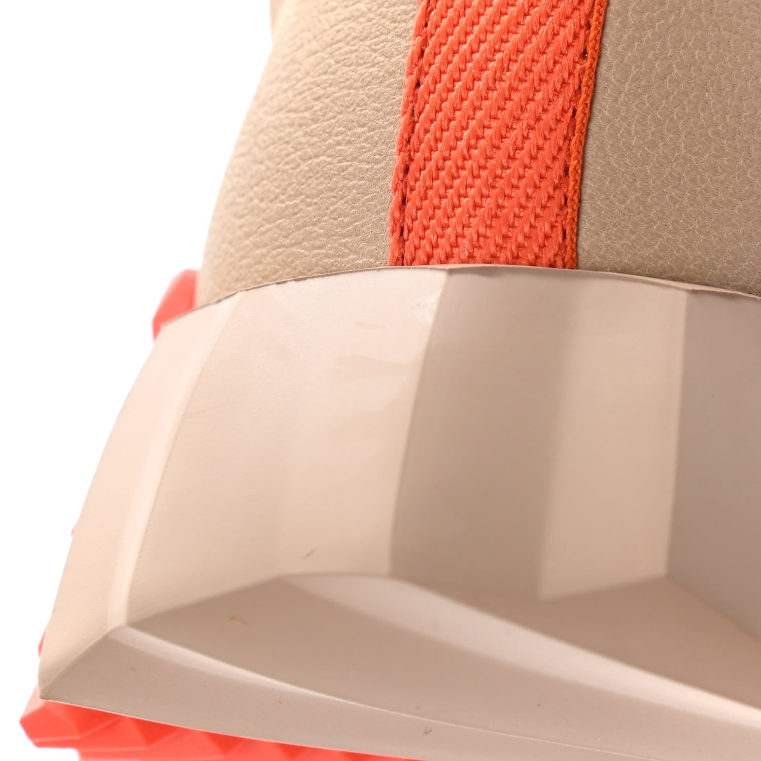 Hermes Goatskin Suede Bouncing Sneakers 38 Beige Sarrasin Sanguine 6 of 10