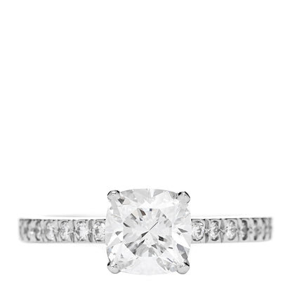 Tiffany Platinum Diamond 1.20ct Novo Cushion Cut Engagement Ring 52 6 1 of 5