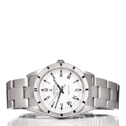Rolex Stainless Steel 34mm Oyster Perpetual Air-King Precision Watch White Roman 14010M 3 of 7
