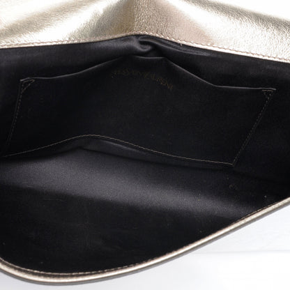 Saint Laurent Metallic Belle de Jour Clutch Silver 5 of 7
