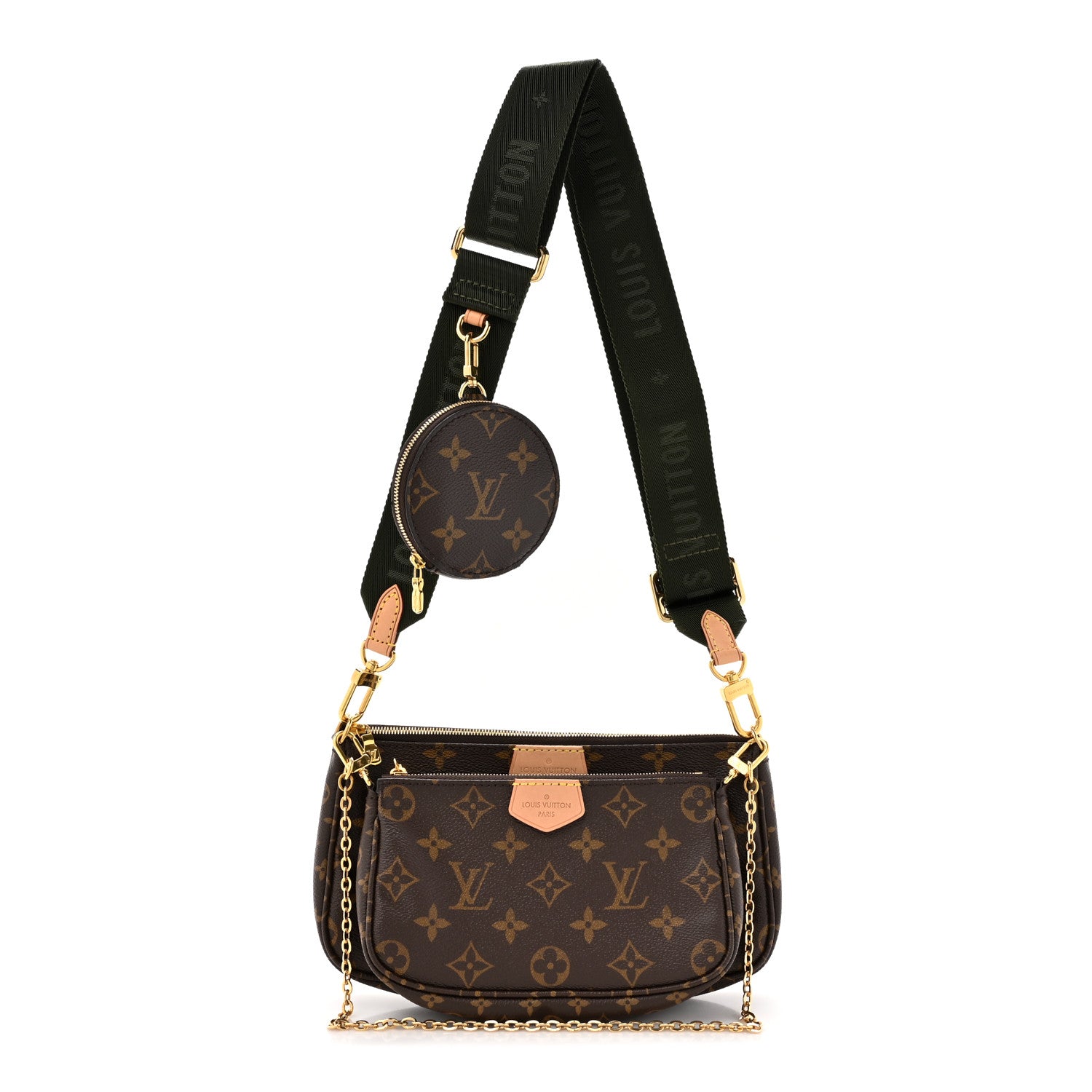 Louis Vuitton Monogram Multi Pochette Accessories Kaki 1 of 13