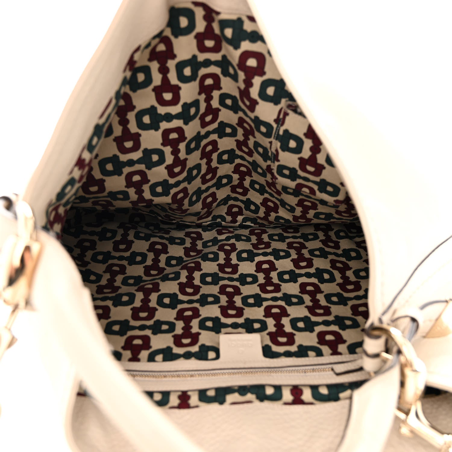 Gucci Calfskin Guccissima Trim Large Signoria Hobo Ivory 5 of 16