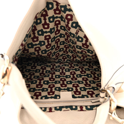 Gucci Calfskin Guccissima Trim Large Signoria Hobo Ivory 5 of 16