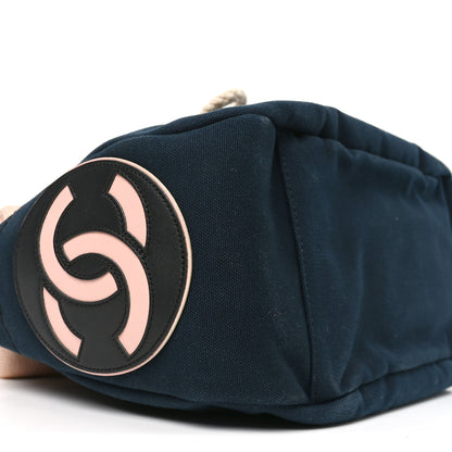 Chanel Canvas Cruise 31 Rue Cambon Shoulder Bag Navy 9 of 10