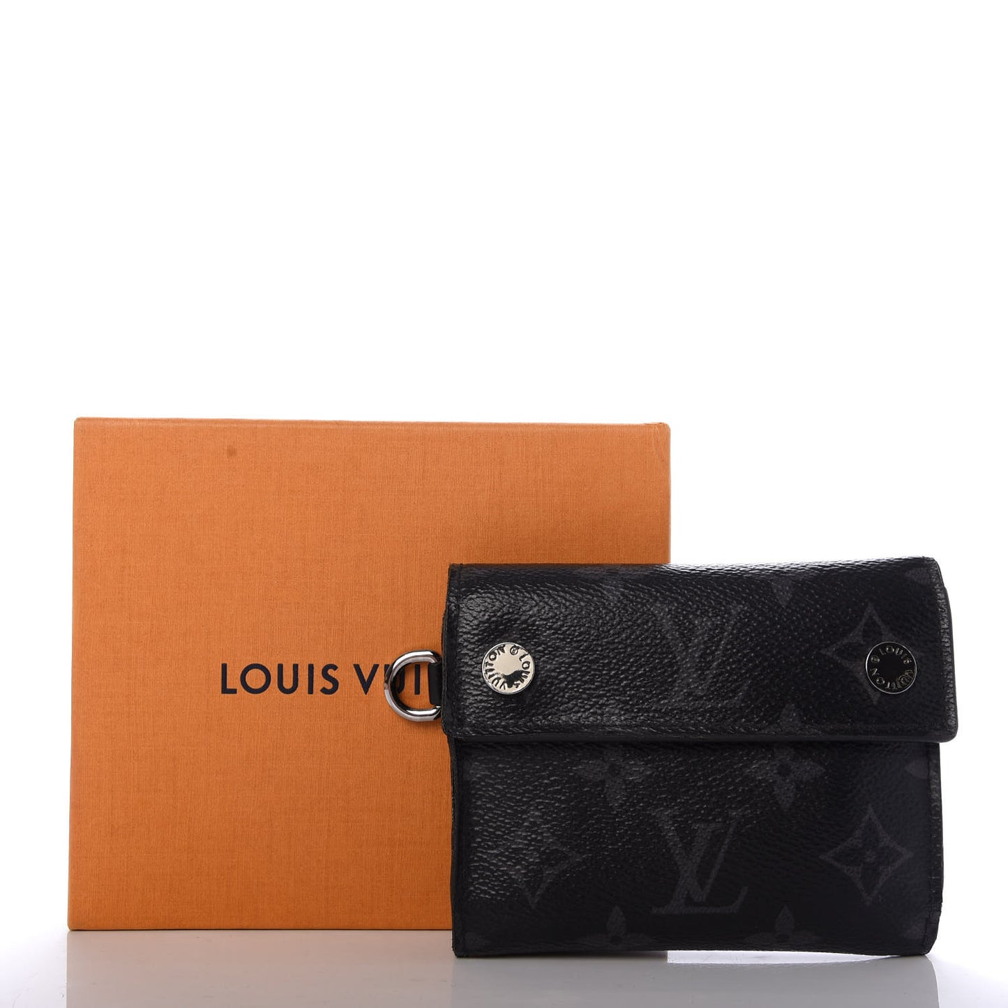 Monogram Eclipse Rivets Chain Wallet
