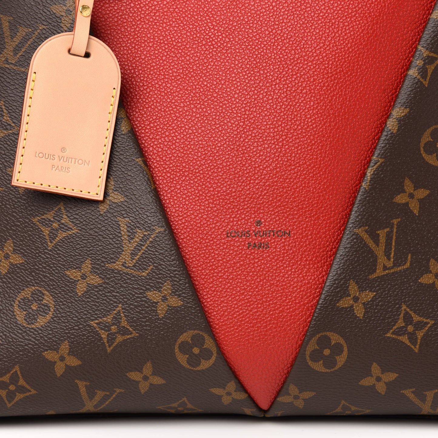 Monogram V Tote MM Cherry