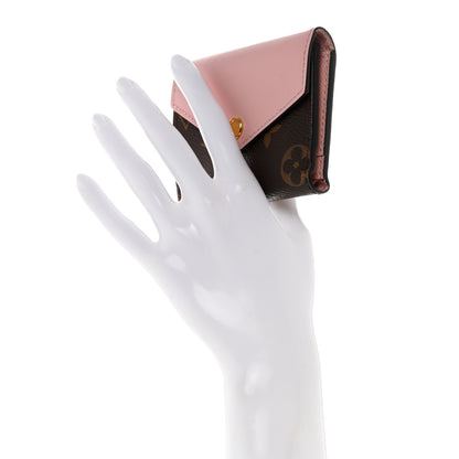 Louis Vuitton Monogram Zoe Wallet Rose Ballerine 2 of 10