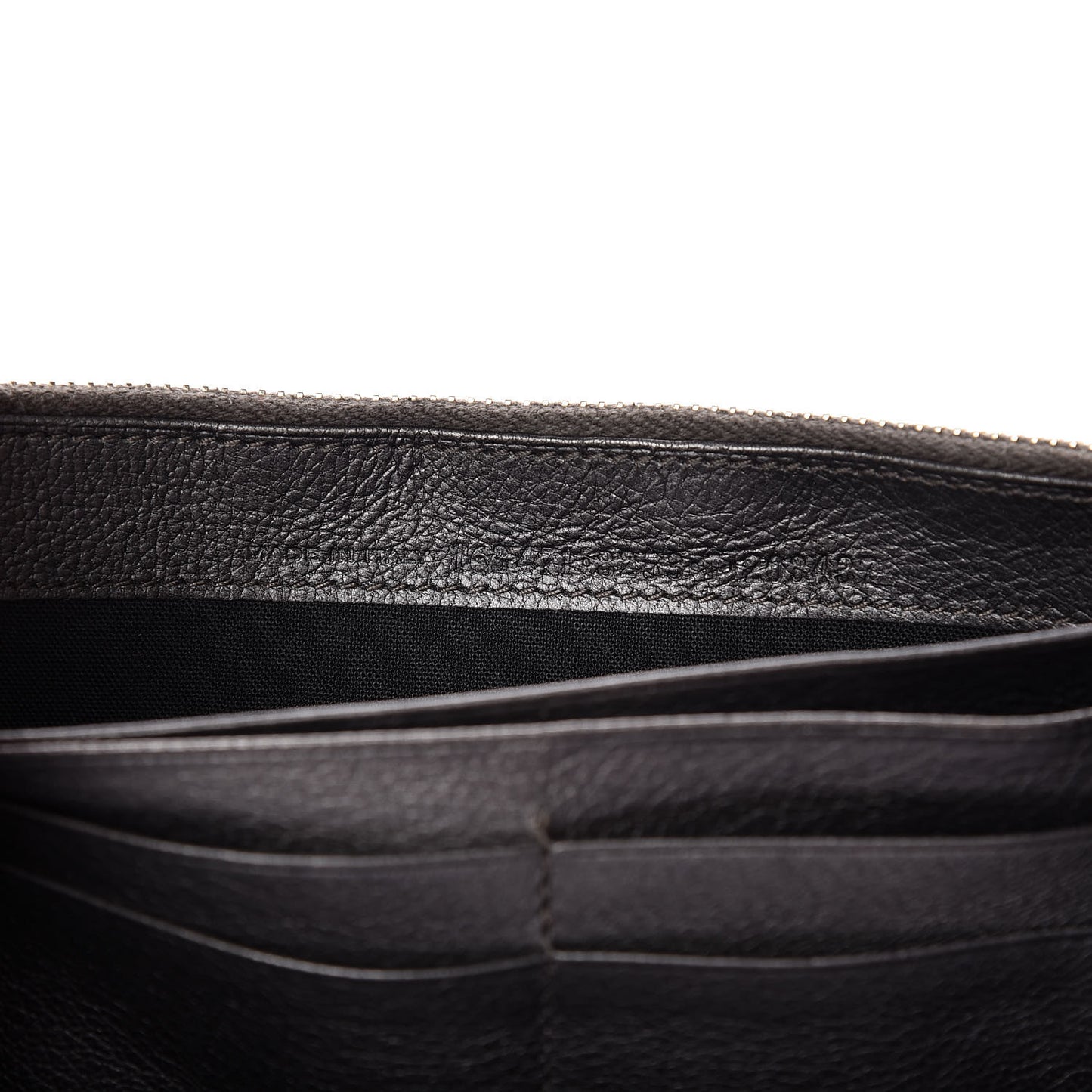 Agneau Classic Gold Hardware Money Wallet Bronze