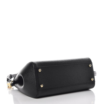 Dolce & Gabbana Dauphine Medium Miss Sicily Satchel Black 5 of 9