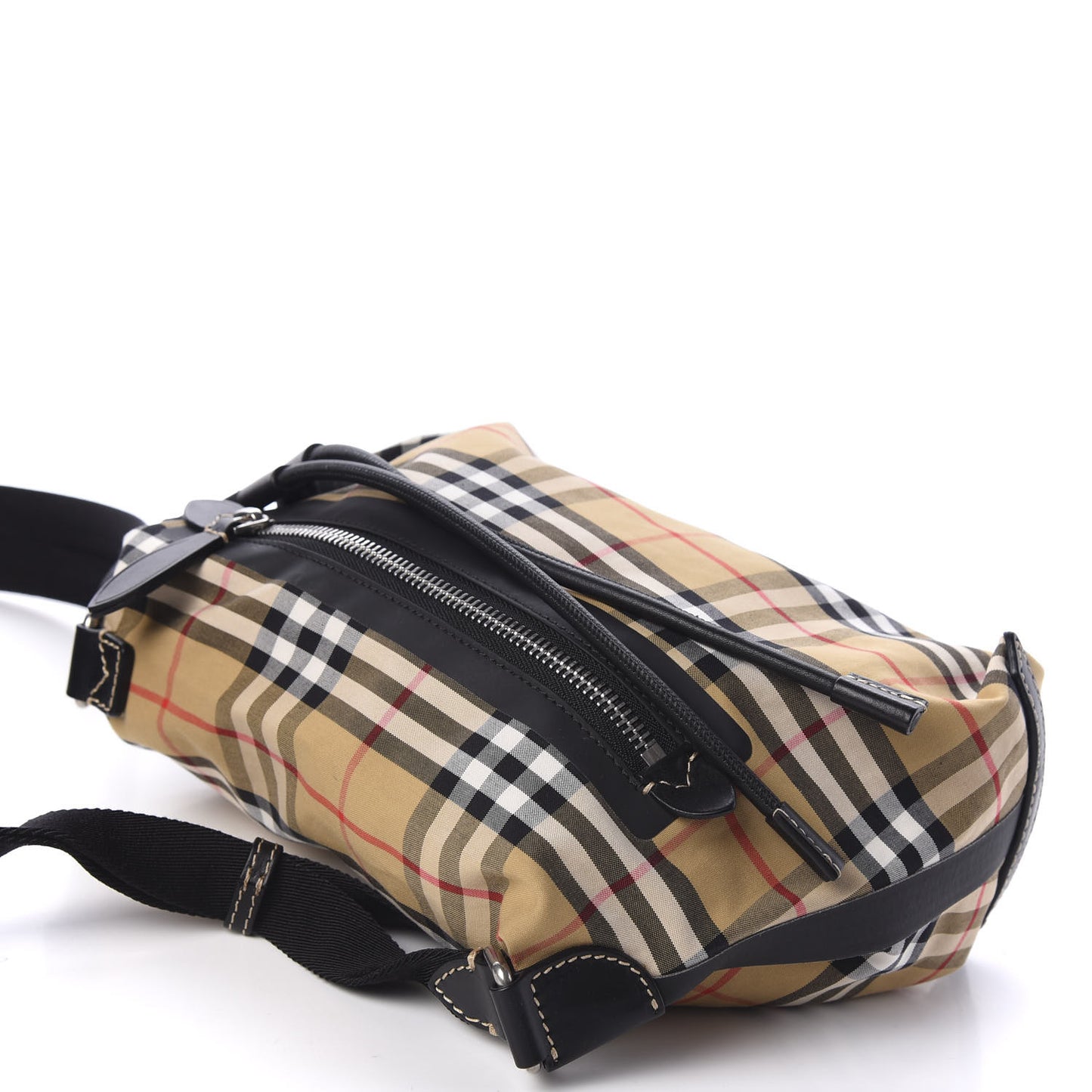 Vintage Check Small Sailing Duffle Sling Bag Beige