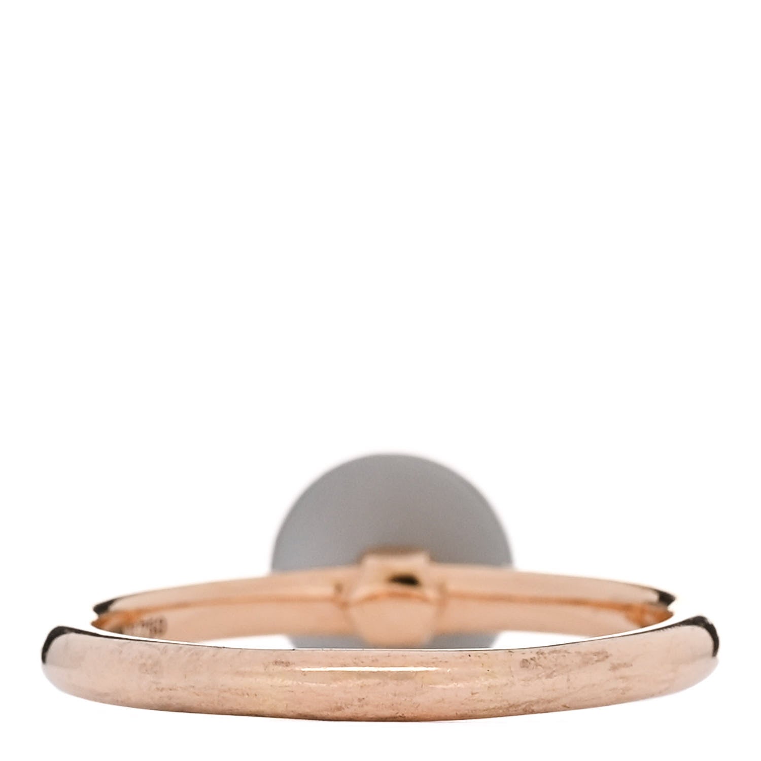 Tiffany 18K Rose Gold Moonstone 8mm HardWear Ball Ring 54 7 3 of 4