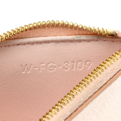 Celine Grained Calfskin Zipped Card Holder Pink 8 of 12