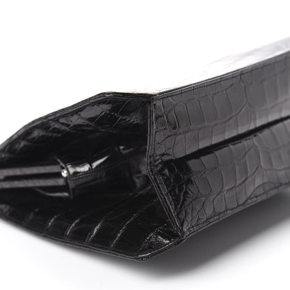 Judith Leiber Alligator Crystal Evening Bag Black 8 of 12