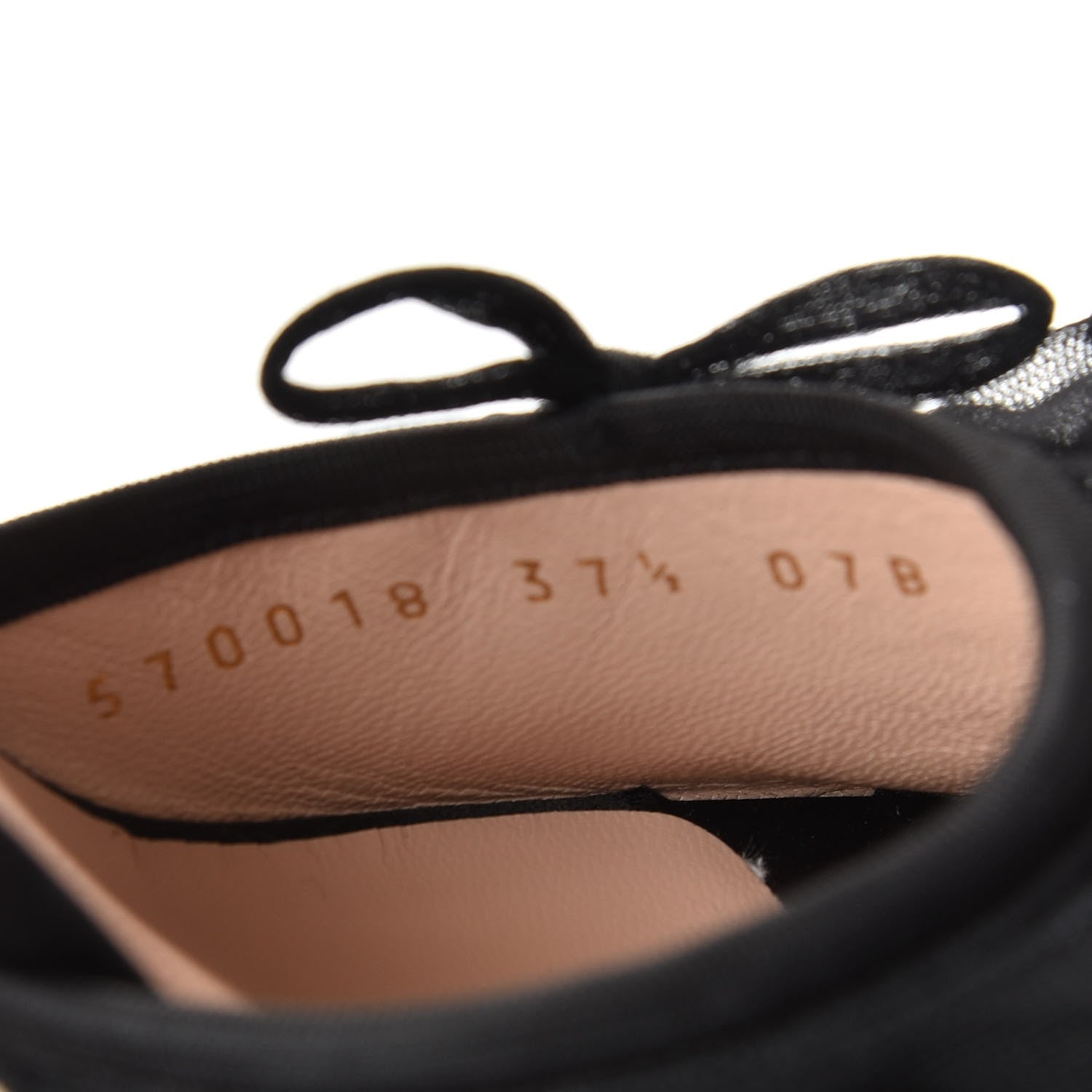 Gucci Tulle Ruffle Mid Heel Slingback Sandals 37.5 Black 10 of 11