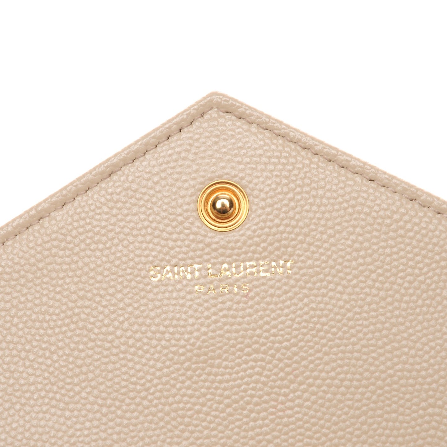 Grain De Poudre Matelasse Chevron Monogram Chain Wallet Nude Powder