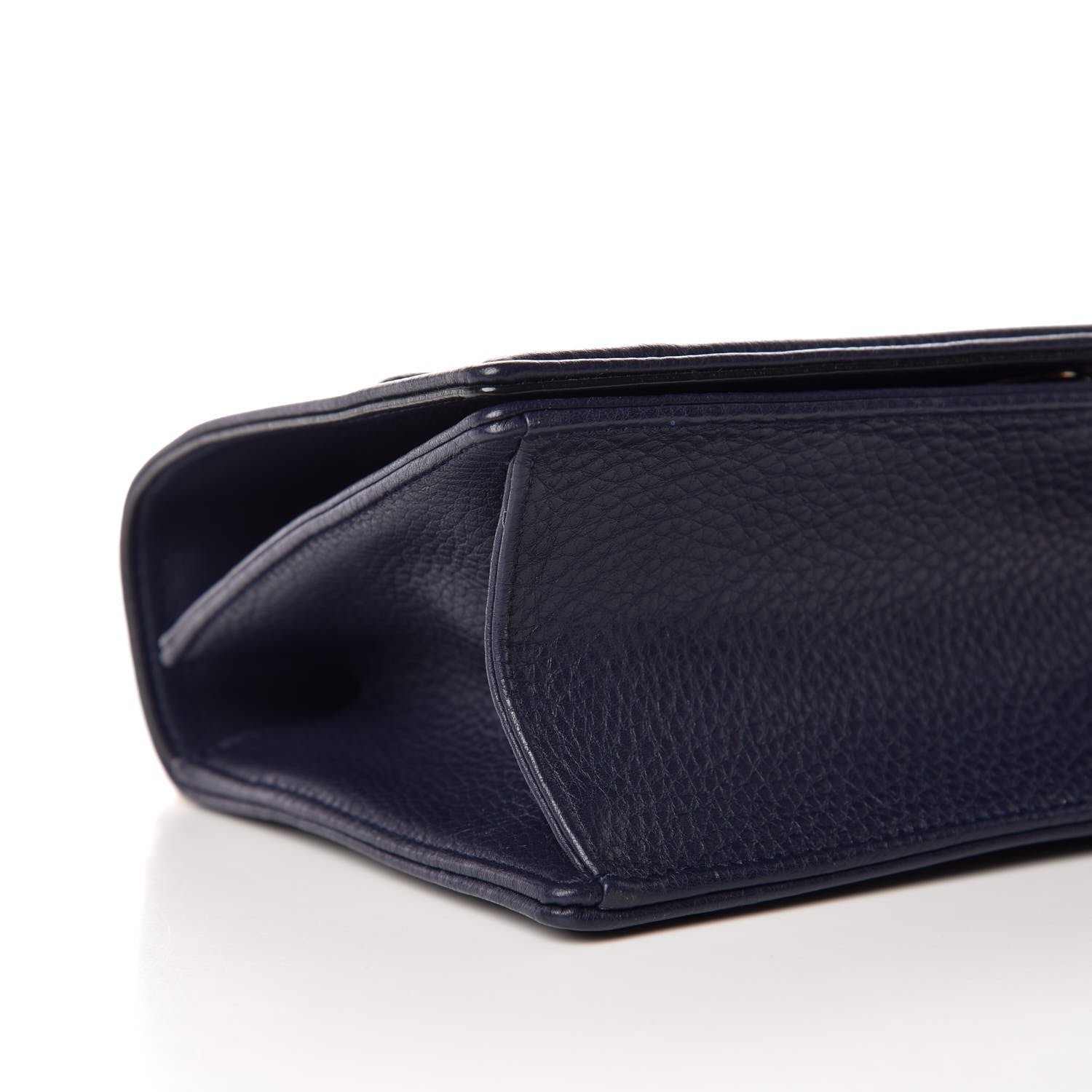 Christian Dior Grained Calfskin Medium Diorama Flap Bag Blue 8 of 10