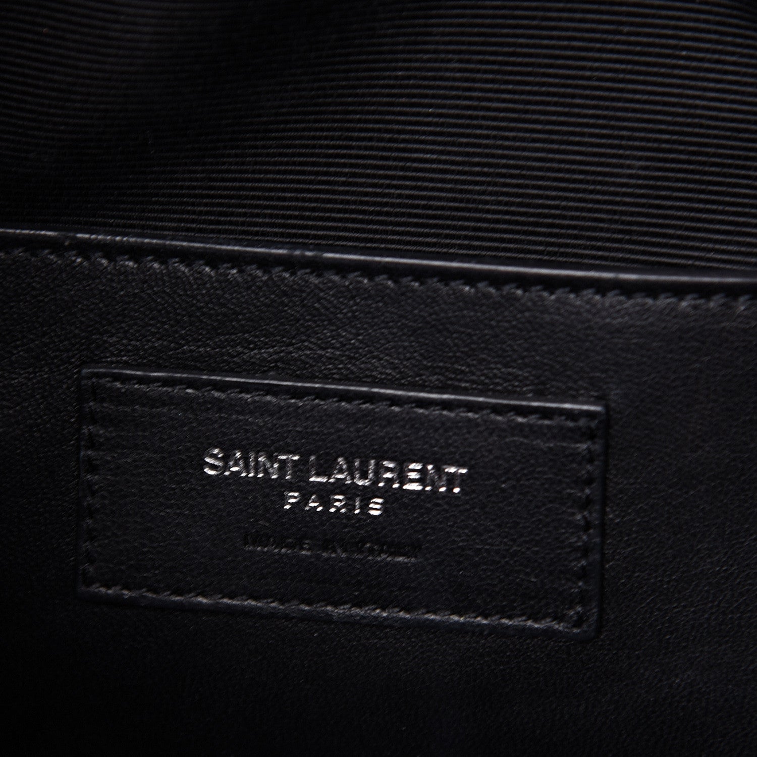Saint Laurent Sheepskin Matelasse Chevron Large College Monogram Satchel Oxblood 5 of 18