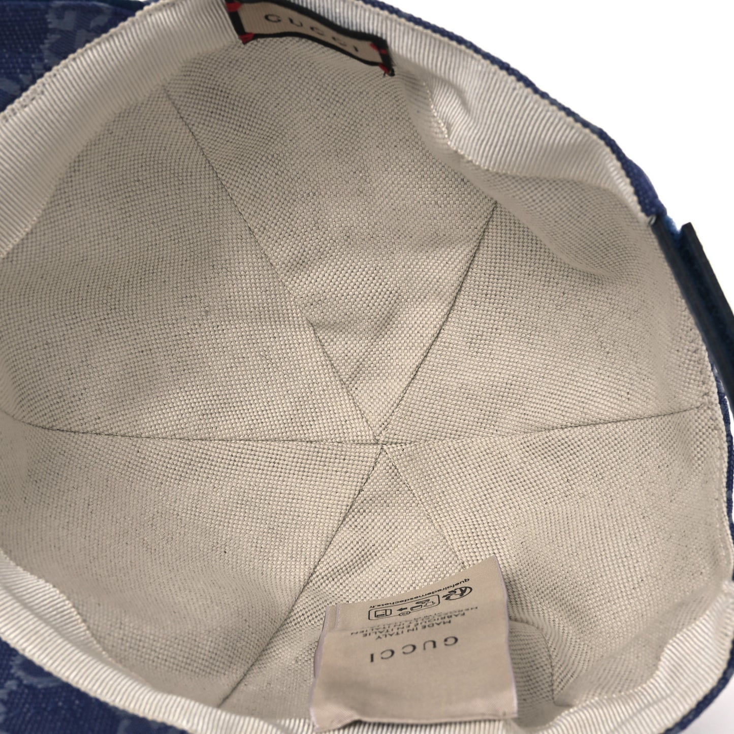 Monogram New GG Baseball Hat S Blue Grey