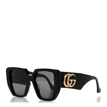 Gucci Acetate Square Frame Sunglasses GG0956S Black 1 of 8