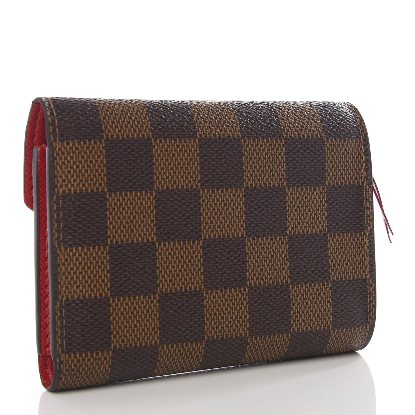 Damier Ebene Victorine Wallet Red