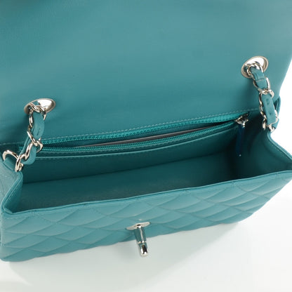 Chanel Lambskin Quilted Mini Rectangular Flap Turquoise 5 of 8