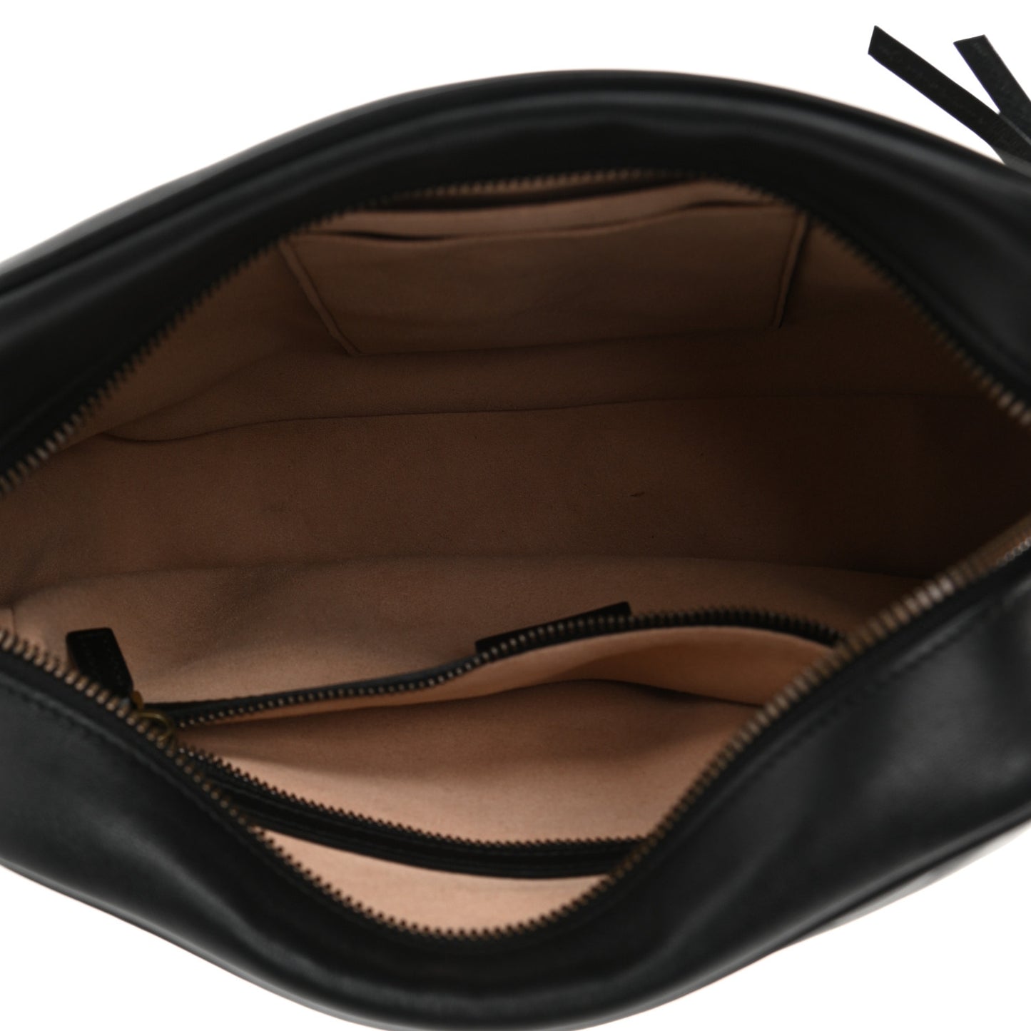 Calfskin Matelasse Medium GG Marmont Chain Shoulder Bag Black