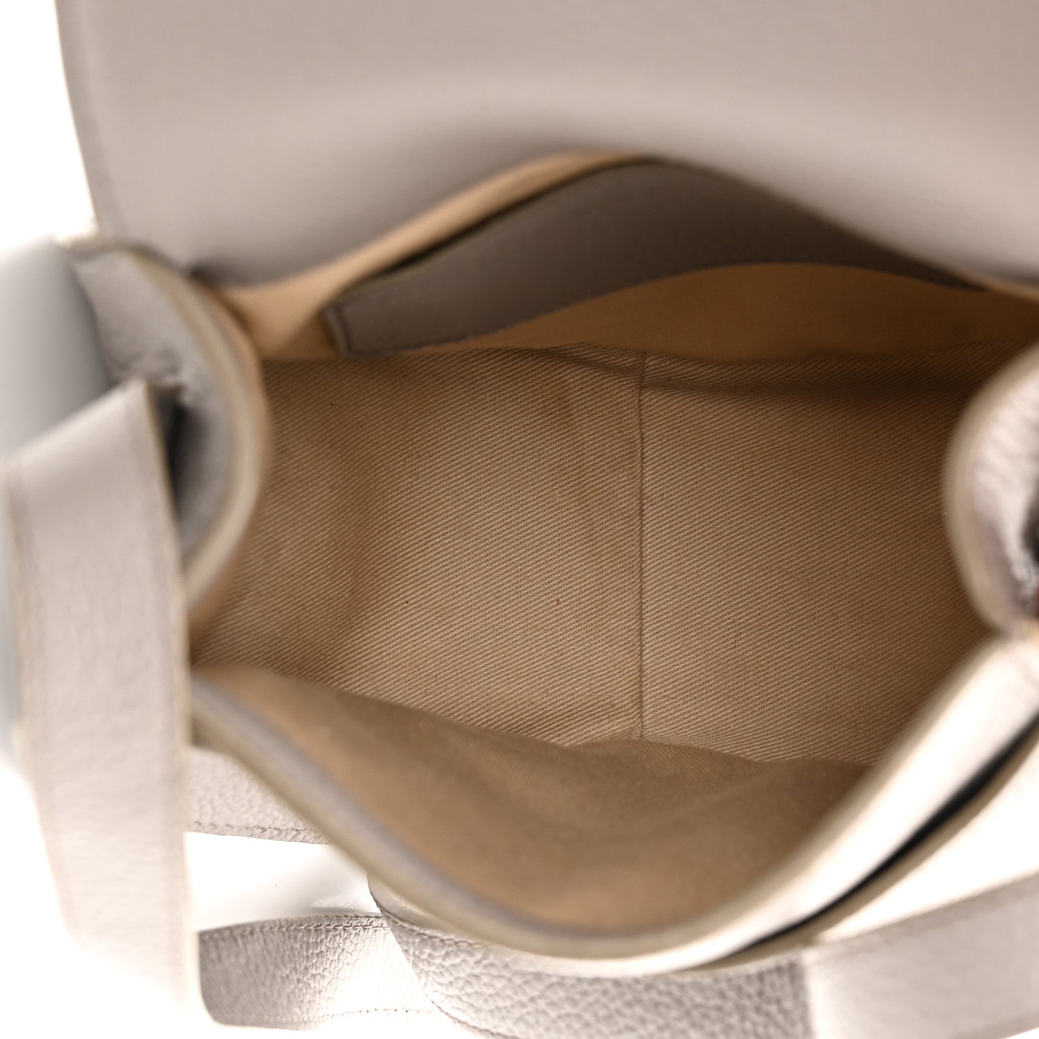 Chloe Calfskin Mini Marcie Round Crossbody Bag Cashmere Grey 5 of 15
