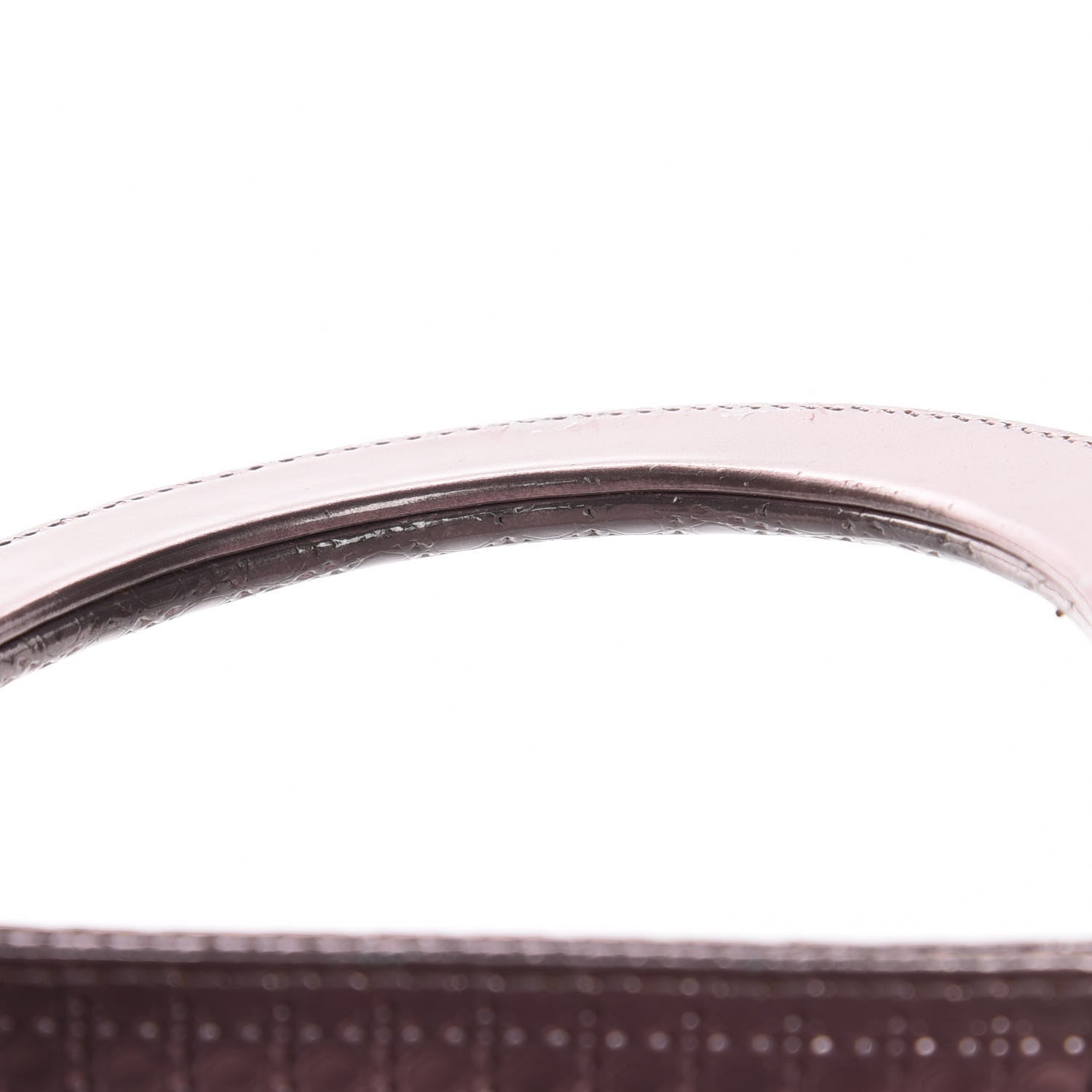 Christian Dior Metallic Patent Micro-Cannage Medium Lady Dior Pink 16 of 17