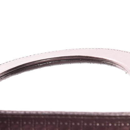Christian Dior Metallic Patent Micro-Cannage Medium Lady Dior Pink 16 of 17