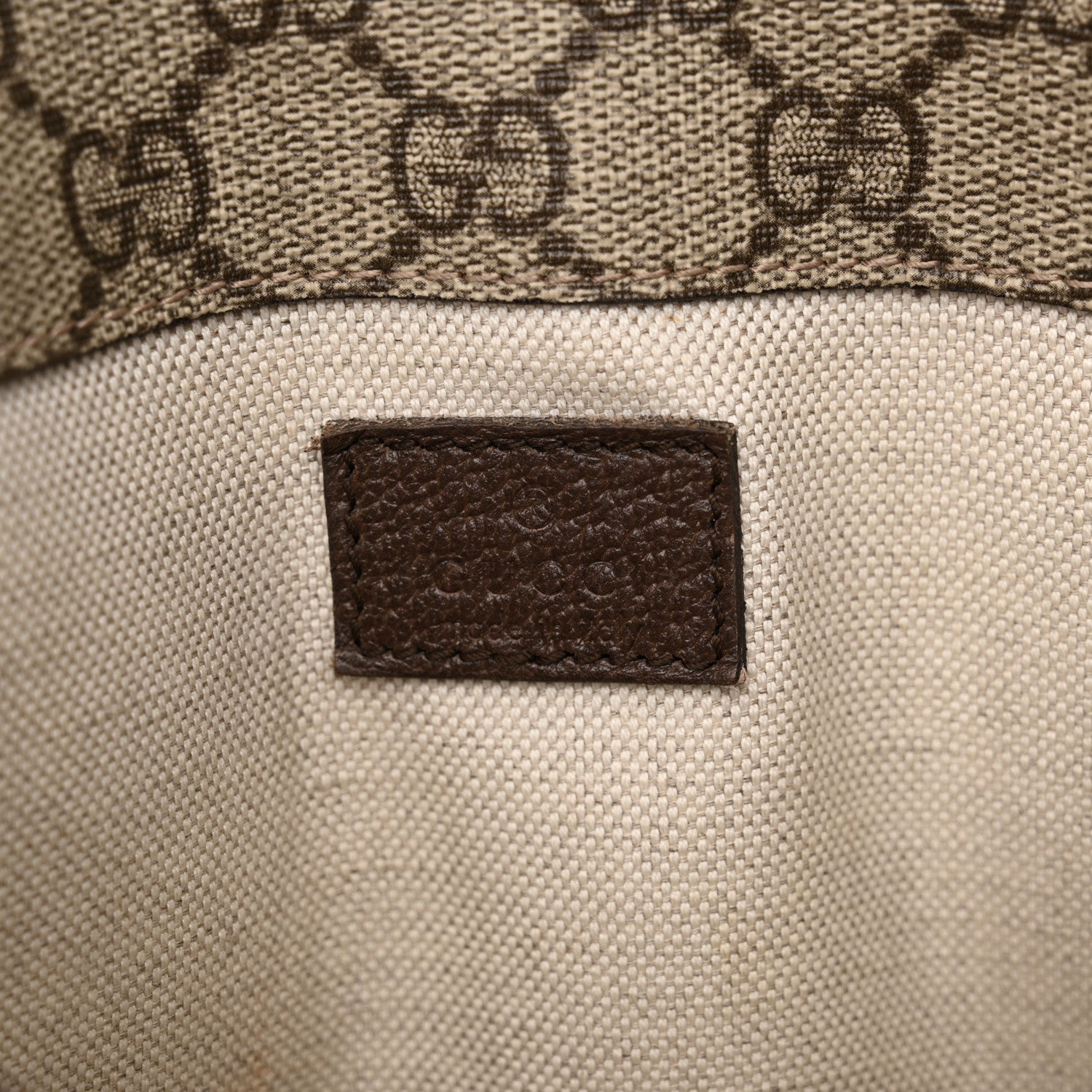 Gucci GG Supreme Monogram Neo Vintage Web Belt Bag Brown 6 of 15