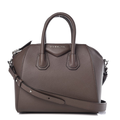 Givenchy Sugar Goatskin Mini Antigona Heather Grey 1 of 7