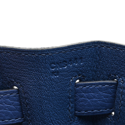 Hermes Taurillon Clemence Kelly Retourne 32 Bleu Brighton 7 of 9