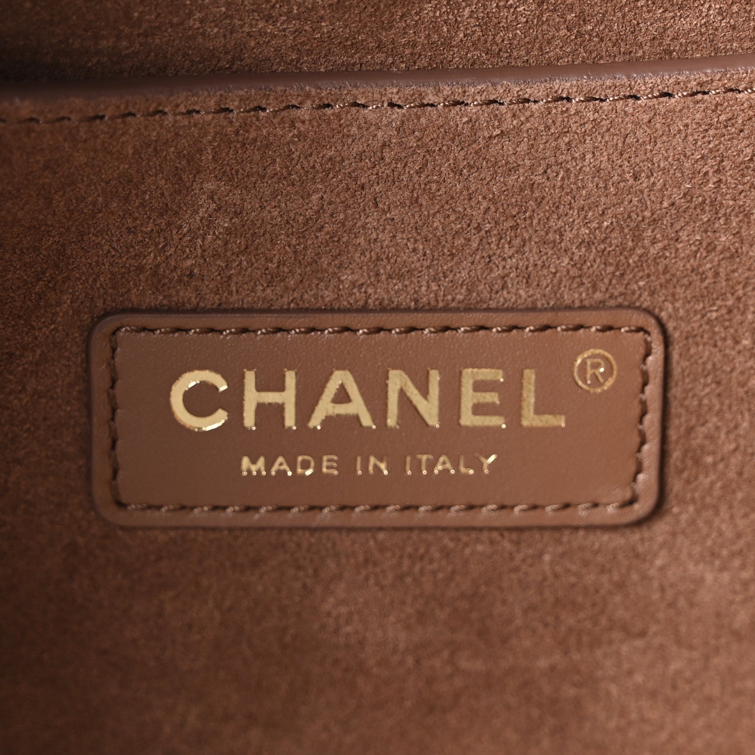 Chanel Grained Calfskin Maxi Shopping Bag Brown 7 of 12