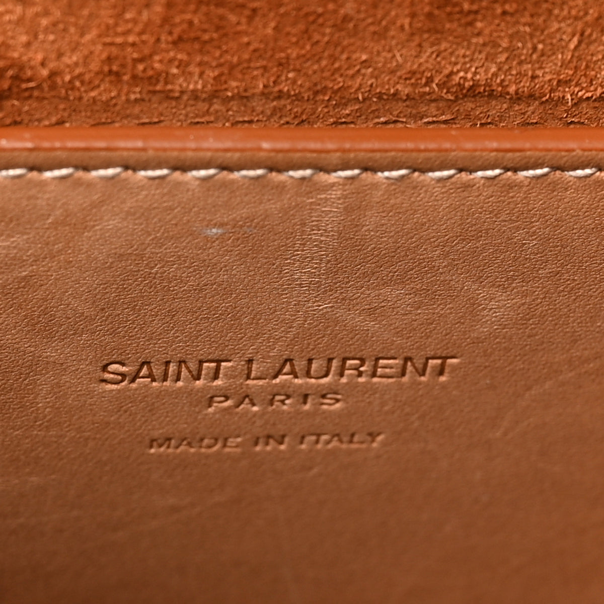 Saint Laurent Smooth Vintage Calfskin Small Kaia Satchel Brown Gold 5 of 8