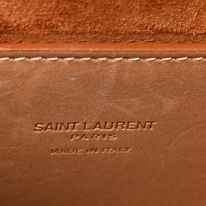 Saint Laurent Smooth Vintage Calfskin Small Kaia Satchel Brown Gold 5 of 8