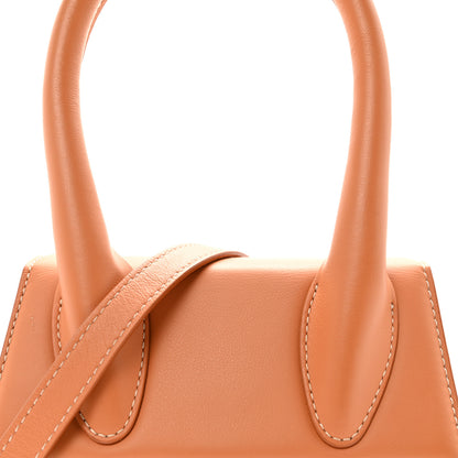 Jacquemus Smooth Calfskin Le Chiquito Moyen Terracotta 7 of 9