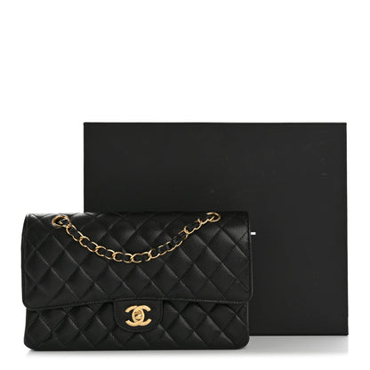 Chanel Caviar Quilted Medium Double Flap Black 11 of 11