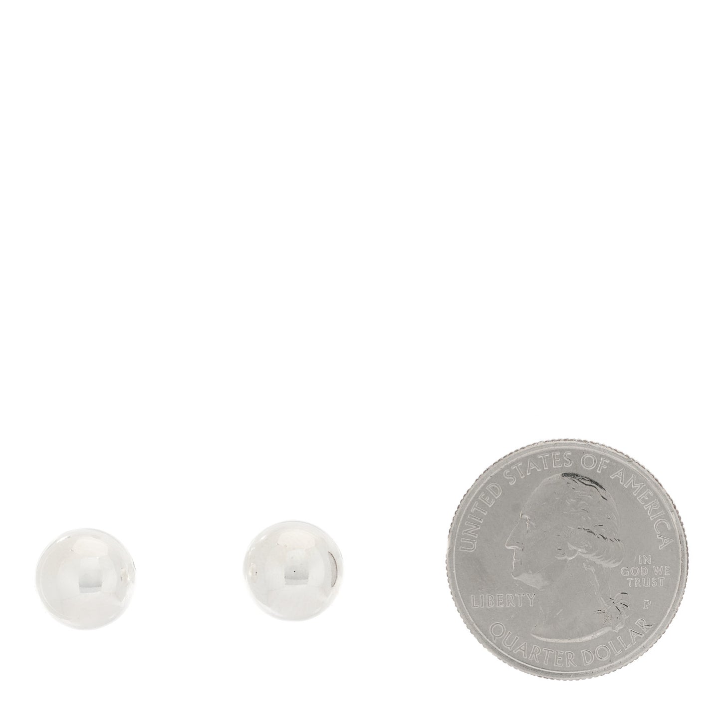 Sterling Silver 10mm Hardwear Ball Earrings