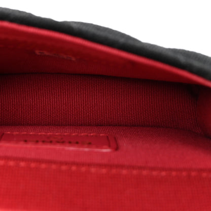 Chanel Jersey Quilted Mini VIP Clutch With Chain Black 5 of 11