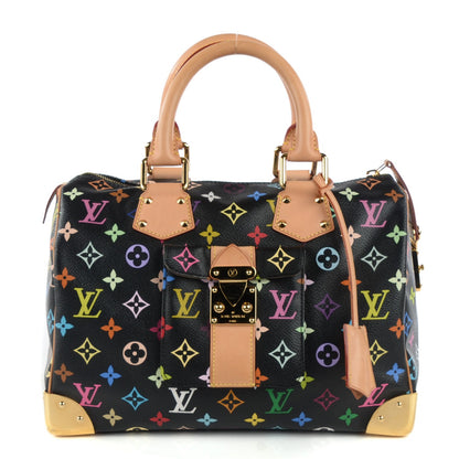 Louis Vuitton Monogram Multicolor Speedy 30 Black 1 of 10