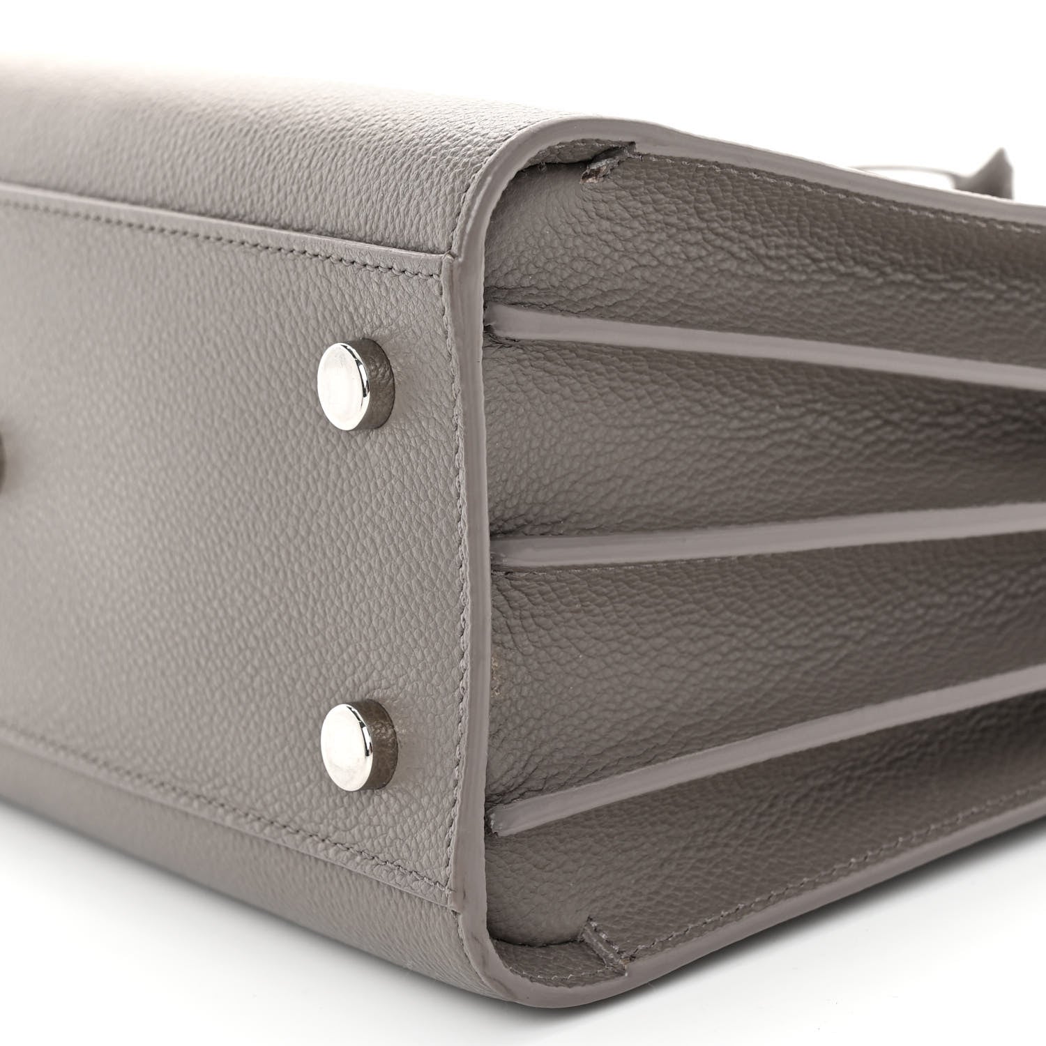 Saint Laurent Grained Calfskin Baby Sac De Jour Fog 9 of 9